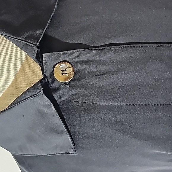 Weather Solutions rain coat size 14. Black with colar 2 big pockets. Minamalist. - Picture 3 of 14